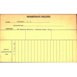 Members Records 1960-1967