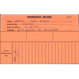 Members Records 1960-1967