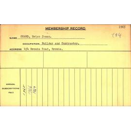 Members Records 1960-1967