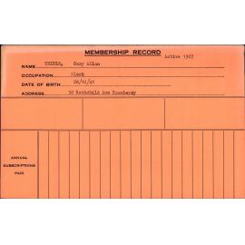 Members Records 1960-1967