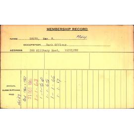 Members Records 1960-1967