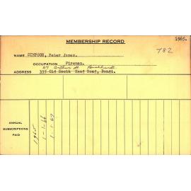 Members Records 1960-1967