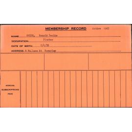 Members Records 1960-1967