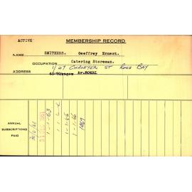 Members Records 1960-1967