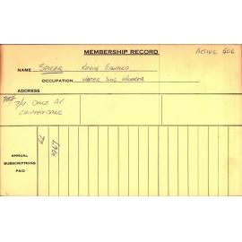 Members Records 1960-1967