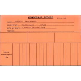 Members Records 1960-1967