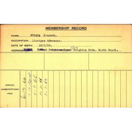 Members Records 1960-1967