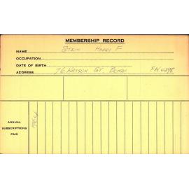 Members Records 1960-1967