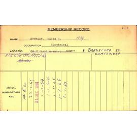 Members Records 1960-1967
