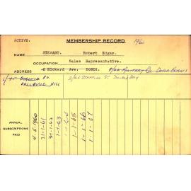 Members Records 1960-1967
