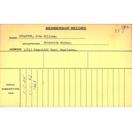 Members Records 1960-1967