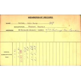 Members Records 1960-1967
