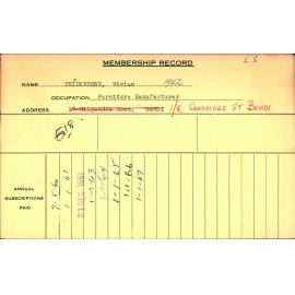 Members Records 1960-1967