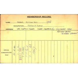 Members Records 1960-1967