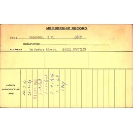 Members Records 1960-1967