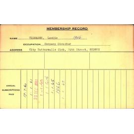Members Records 1960-1967
