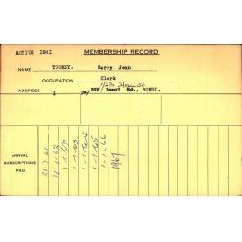 Members Records 1960-1967