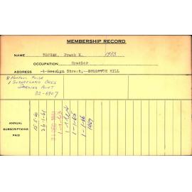 Members Records 1960-1967