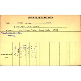 Members Records 1960-1967