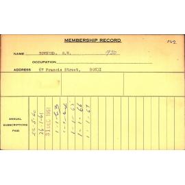 Members Records 1960-1967