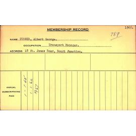 Members Records 1960-1967
