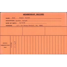 Members Records 1960-1967