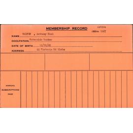Members Records 1960-1967