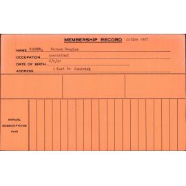 Members Records 1960-1967