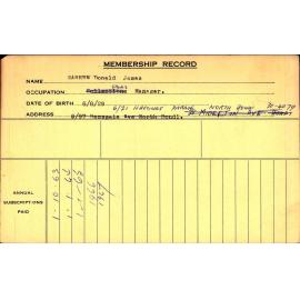 Members Records 1960-1967