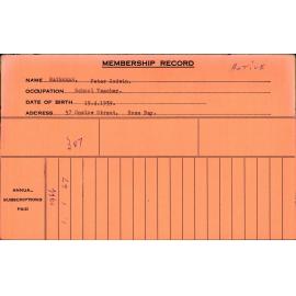 Members Records 1960-1967