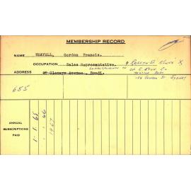 Members Records 1960-1967