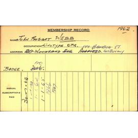 Members Records 1960-1967