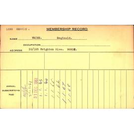 Members Records 1960-1967