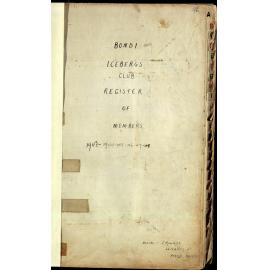 Members Register 1943-1952