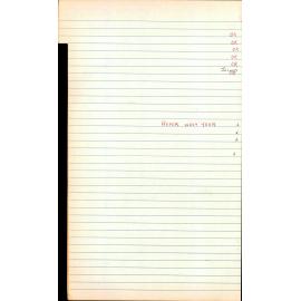 BIC Season Swim Records 1979-1981