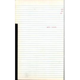 BIC Season Swim Records 1979-1981