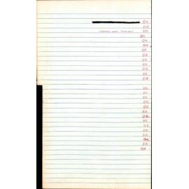 BIC Season Swim Records 1979-1981